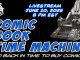 comic book time machine graphic