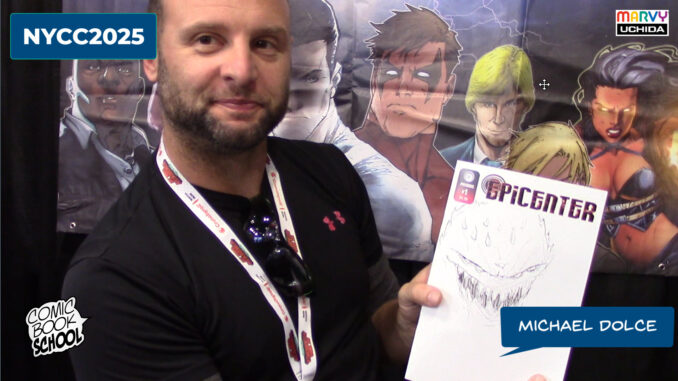 Michael-Dolce-Sketching-NYCC-2025 Michael Dolce Sketching Header