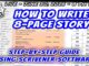 8 Page Story Scrivener App header